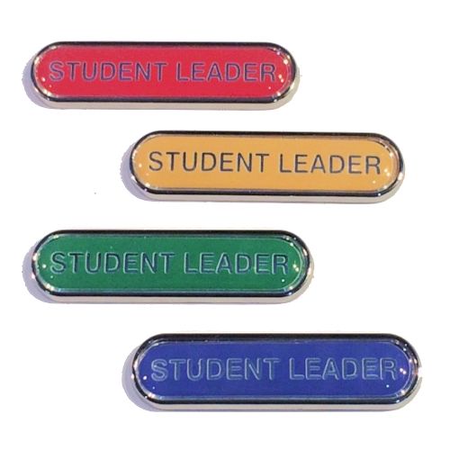 STUDENT LEADER bar badge